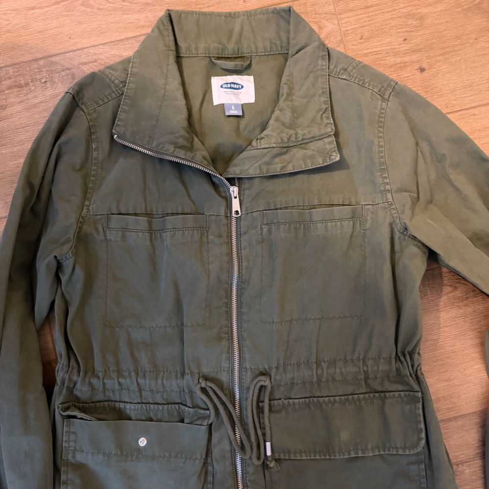 Old Navy Sage Green Military Jacket